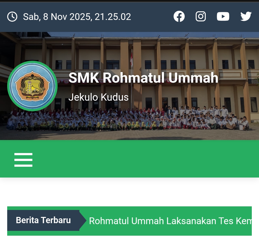 Selamat Datang di Website SMK Rohmatul Ummah Kudus